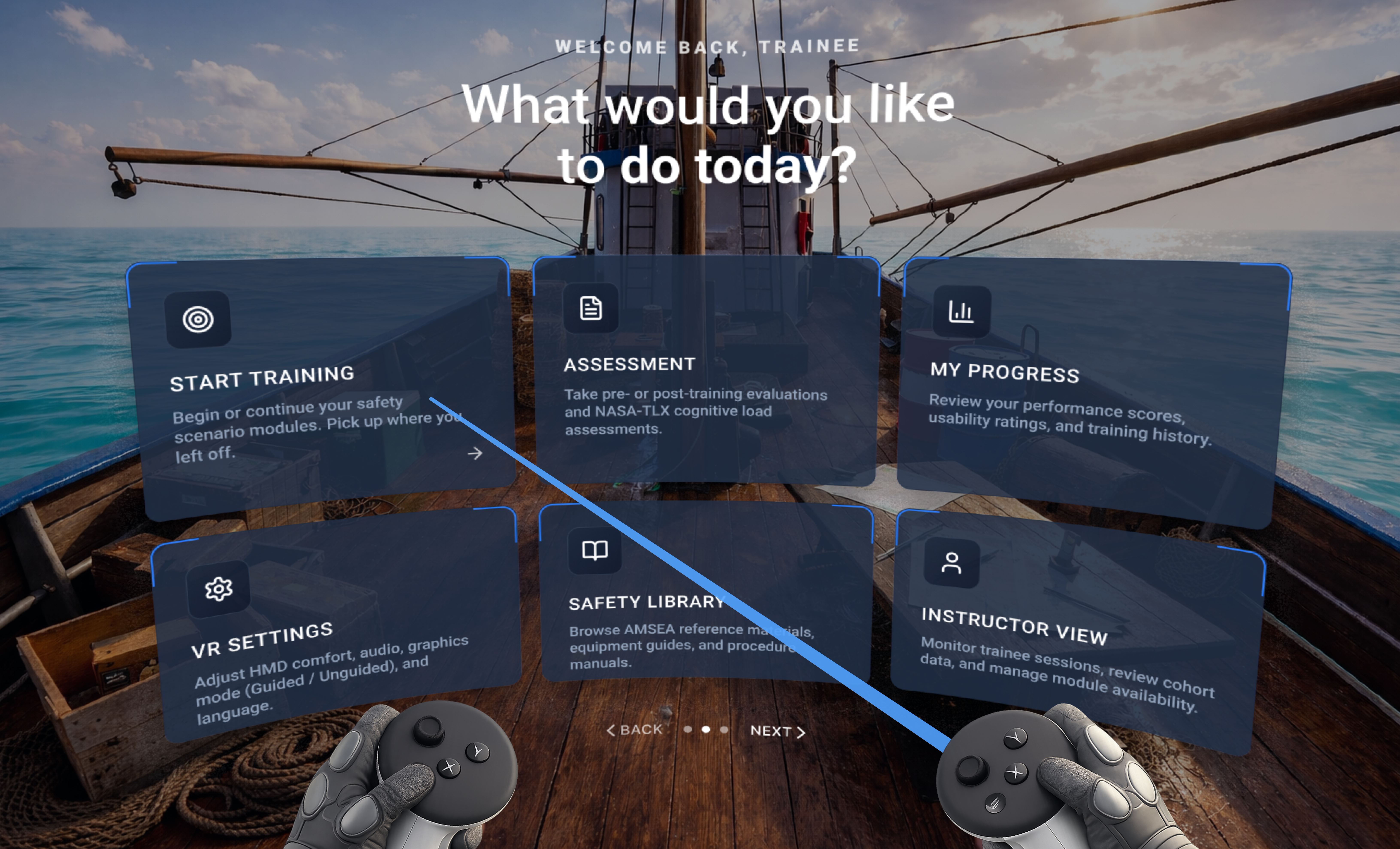 Main Navigation Hub